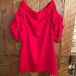 Sleeveless red size small dress with gorgeous sleeves!! 😍
